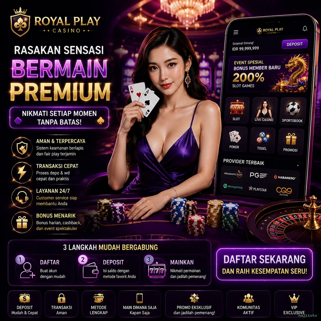 Ulasan Fitur Terbaik yang Ditawarkan hajitoto